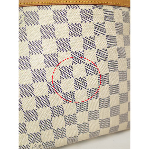 Louis Vuitton Damier Azur Pochette Bosphore Shoulder Bag White - Picture 8 of 9